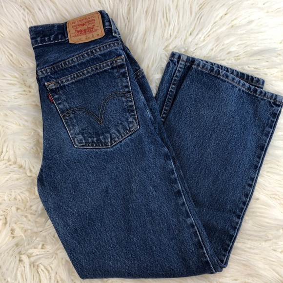 Levi's Other - 2/$20 High waisted LEVI’S relaxed 16 slim jeans